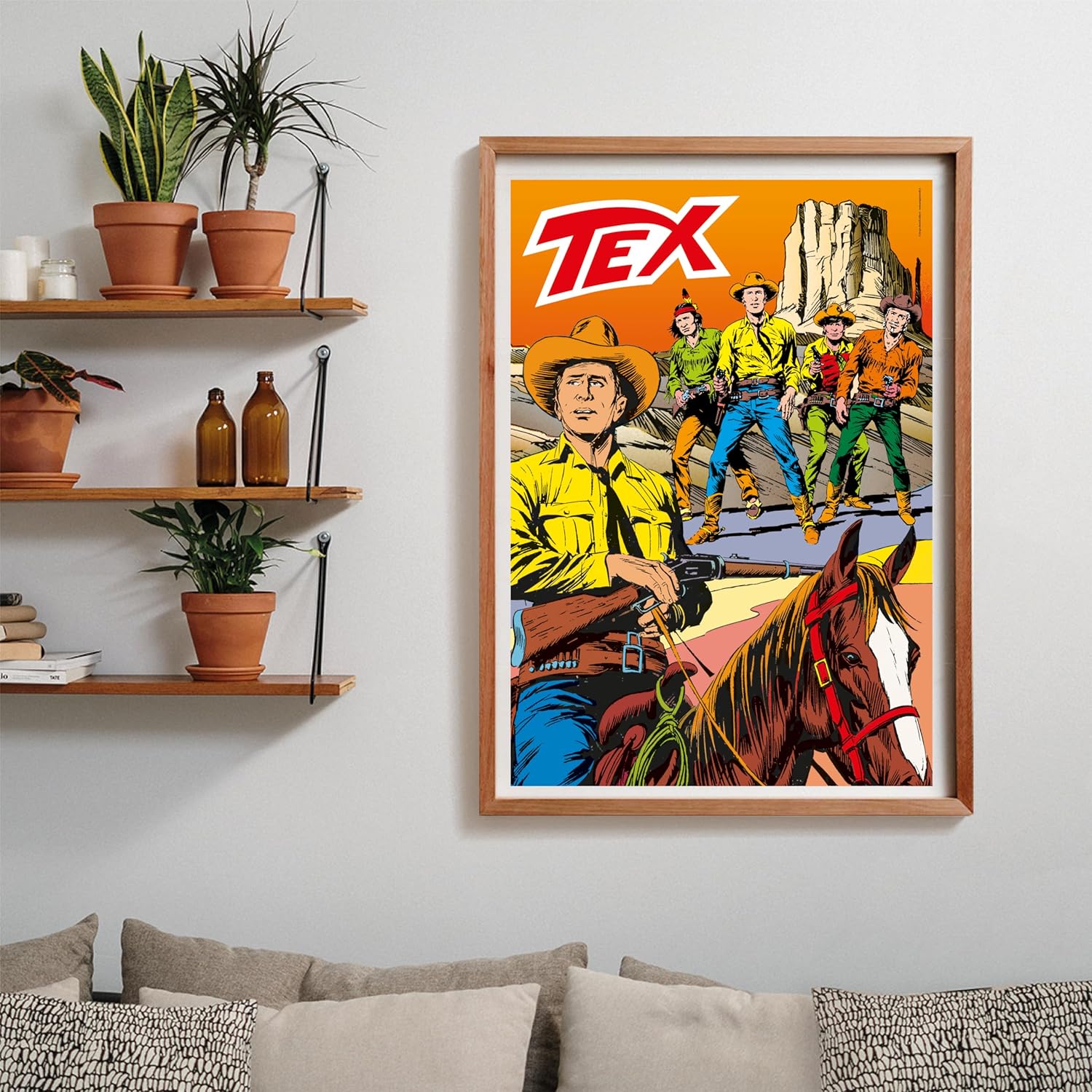Clementoni Tex Puzzle 1000 Teile Erwachsene - Texas Puzzle Erwachsene in 70 x 50 cm - Puzzle Erwachsene anspruchsvoll von Clementoni 39840