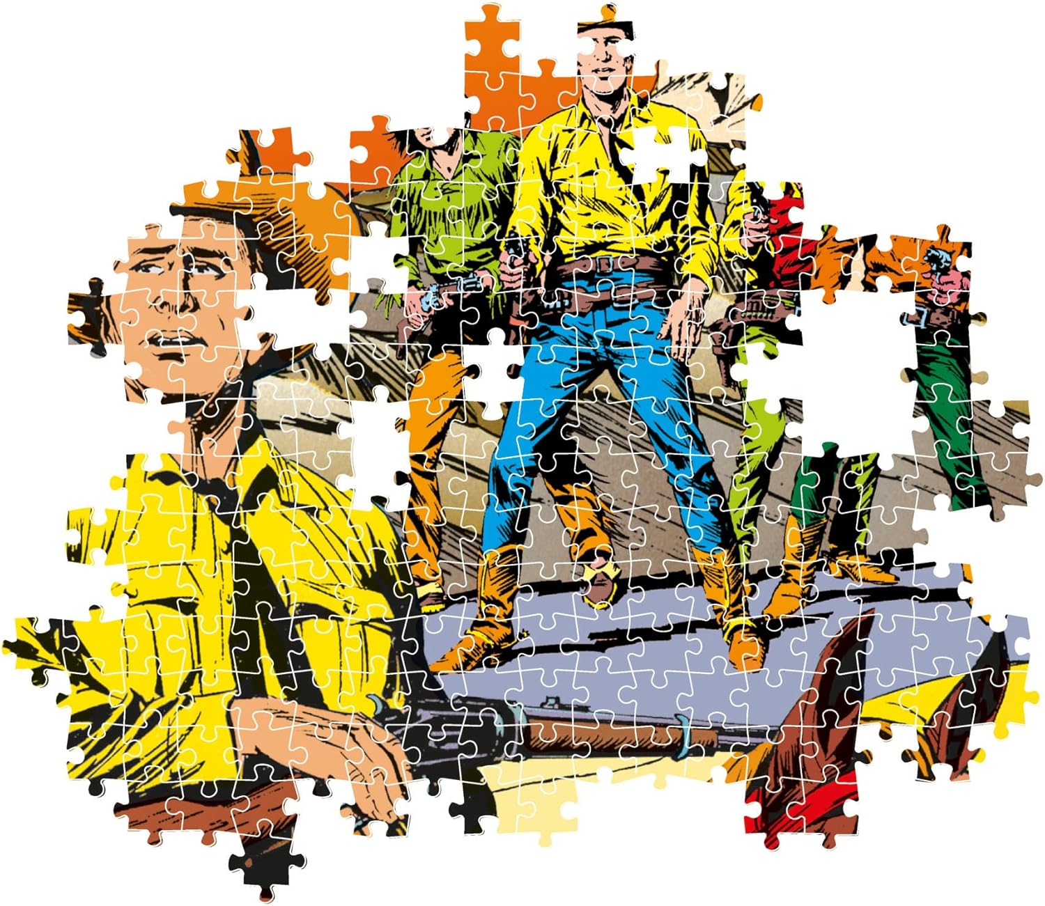 Clementoni Tex Puzzle 1000 Teile Erwachsene - Texas Puzzle Erwachsene in 70 x 50 cm - Puzzle Erwachsene anspruchsvoll von Clementoni 39840
