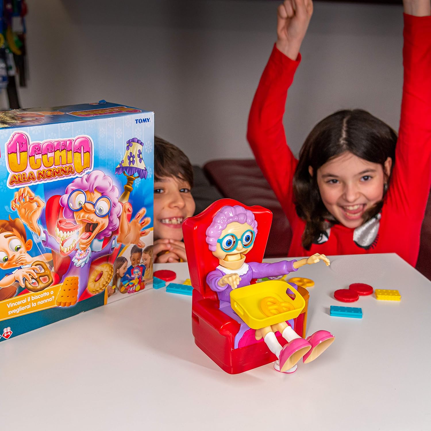Rocco Giocattoli- Occhio alla Nonna Gioco, Multicolore, T72465IT