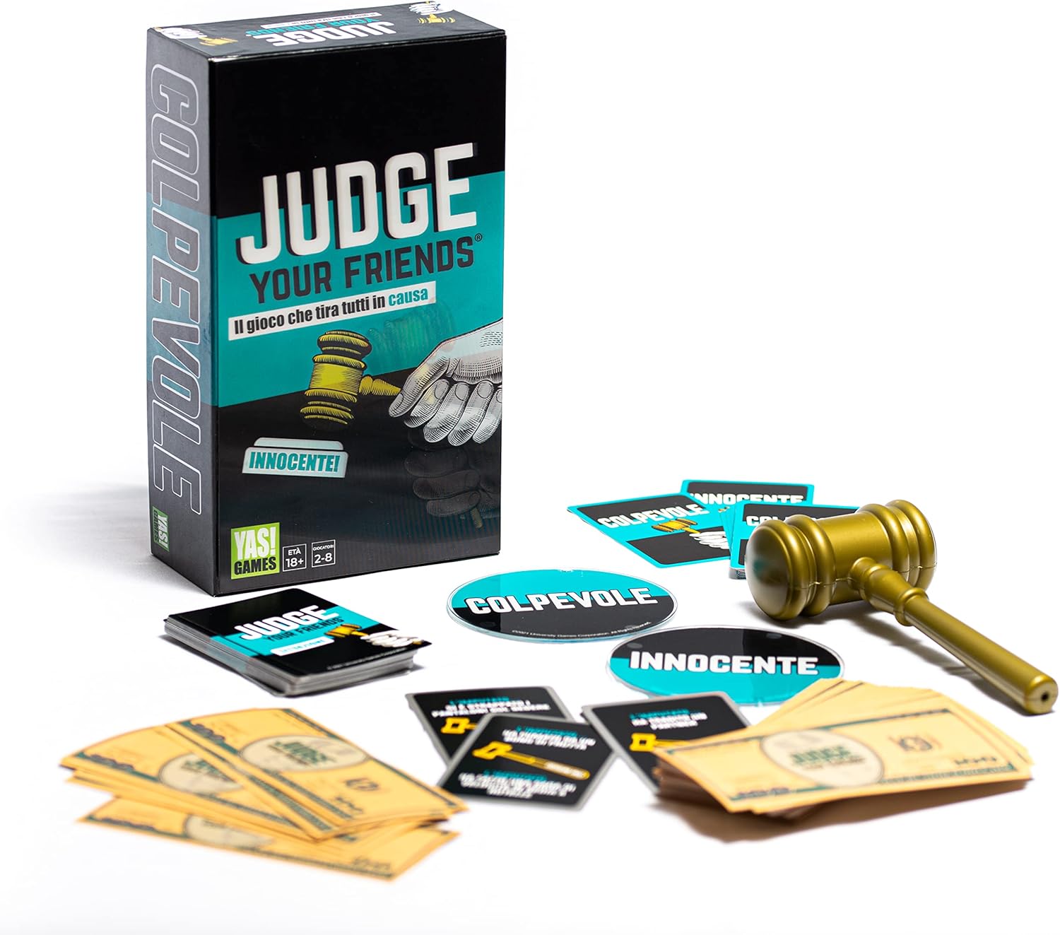 Rocco Giocattoli Judge Your Friends - Yas Games - Das Einzigartige auf Italienisch