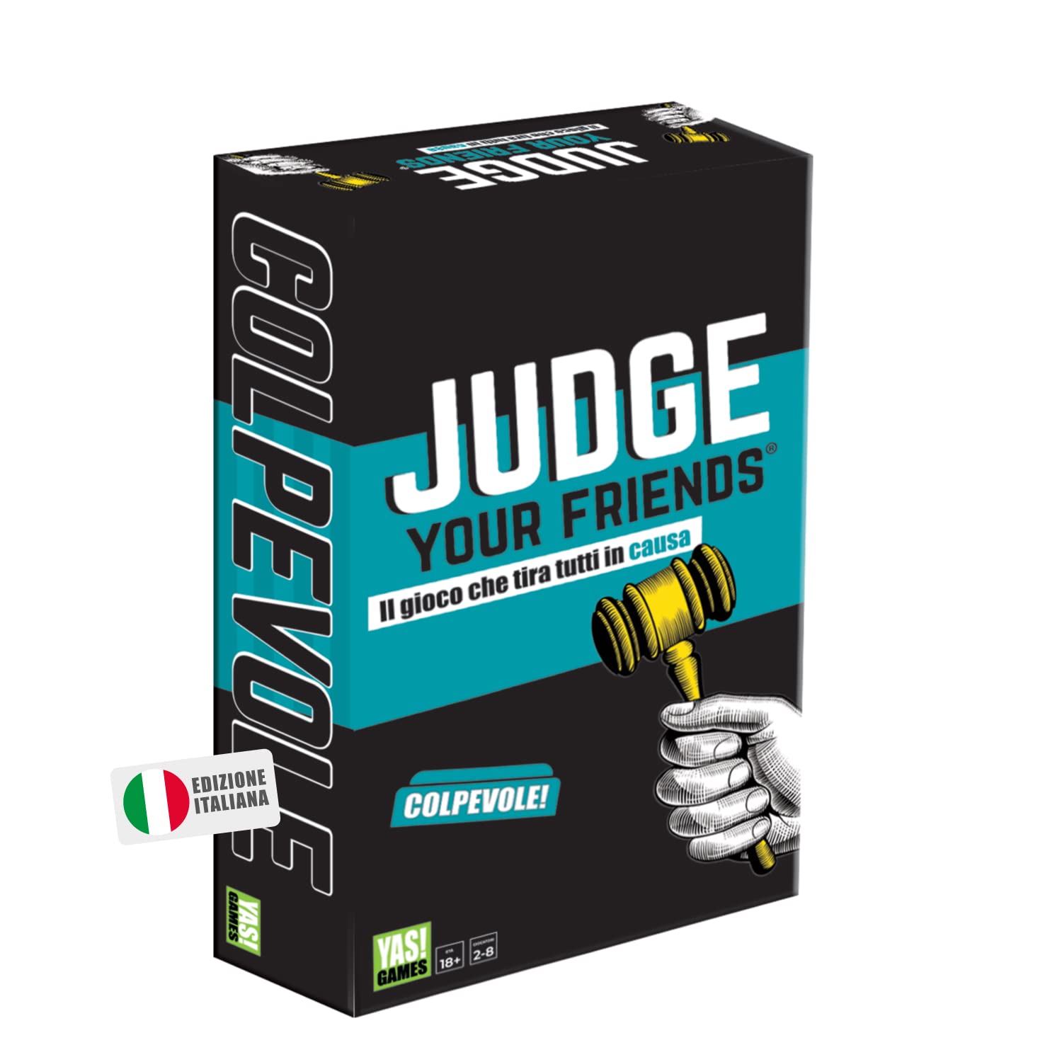 Rocco Giocattoli Judge Your Friends - Yas Games - Das Einzigartige auf Italienisch