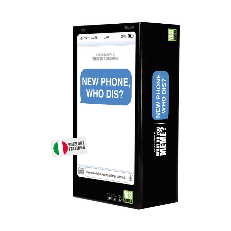 Rocco Giocattoli Yas Games - New Phone, Who Dis - L'Unico in Italiano, 18+