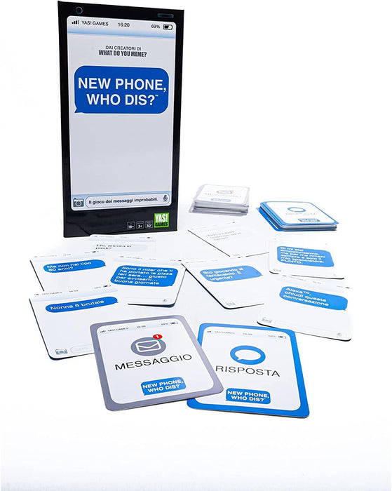 Rocco Giocattoli Yas Games - New Phone, Who Dis - L'Unico in Italiano, 18+