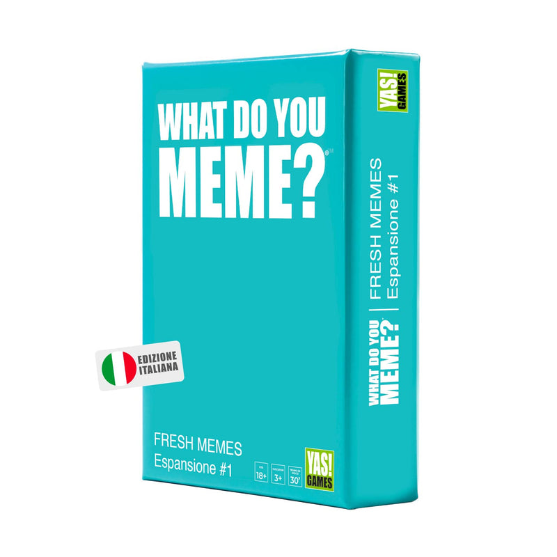 Rocco Giocattoli Yas Games - Espansione What Do You Meme? Freshmeme - L'Unico in Italiano, 18+ anni