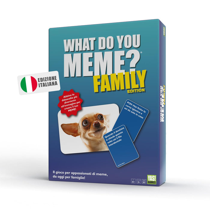 Rocco Giocattoli YAS Games - What Do You Meme Family - L'unico in Italiano