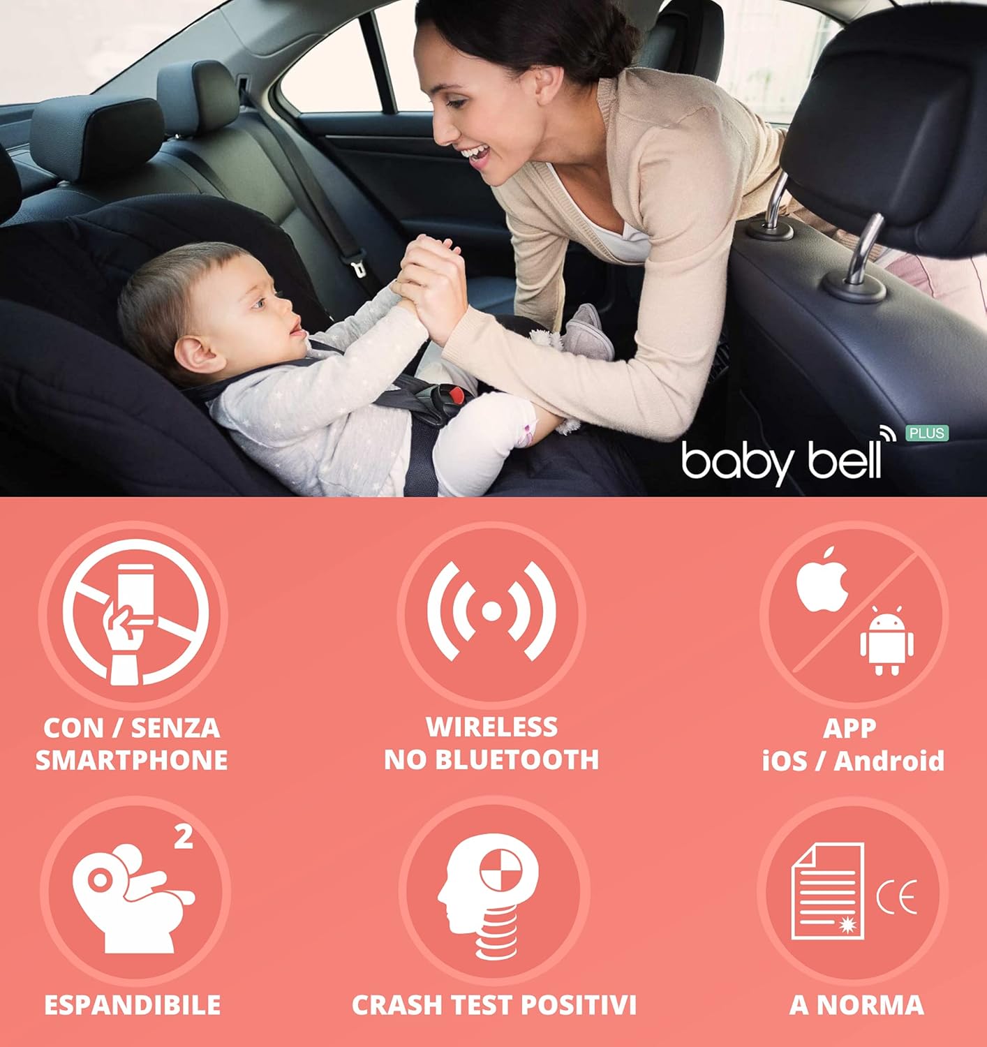 Baby Bell Plus Smart Pad Sensore Antiab