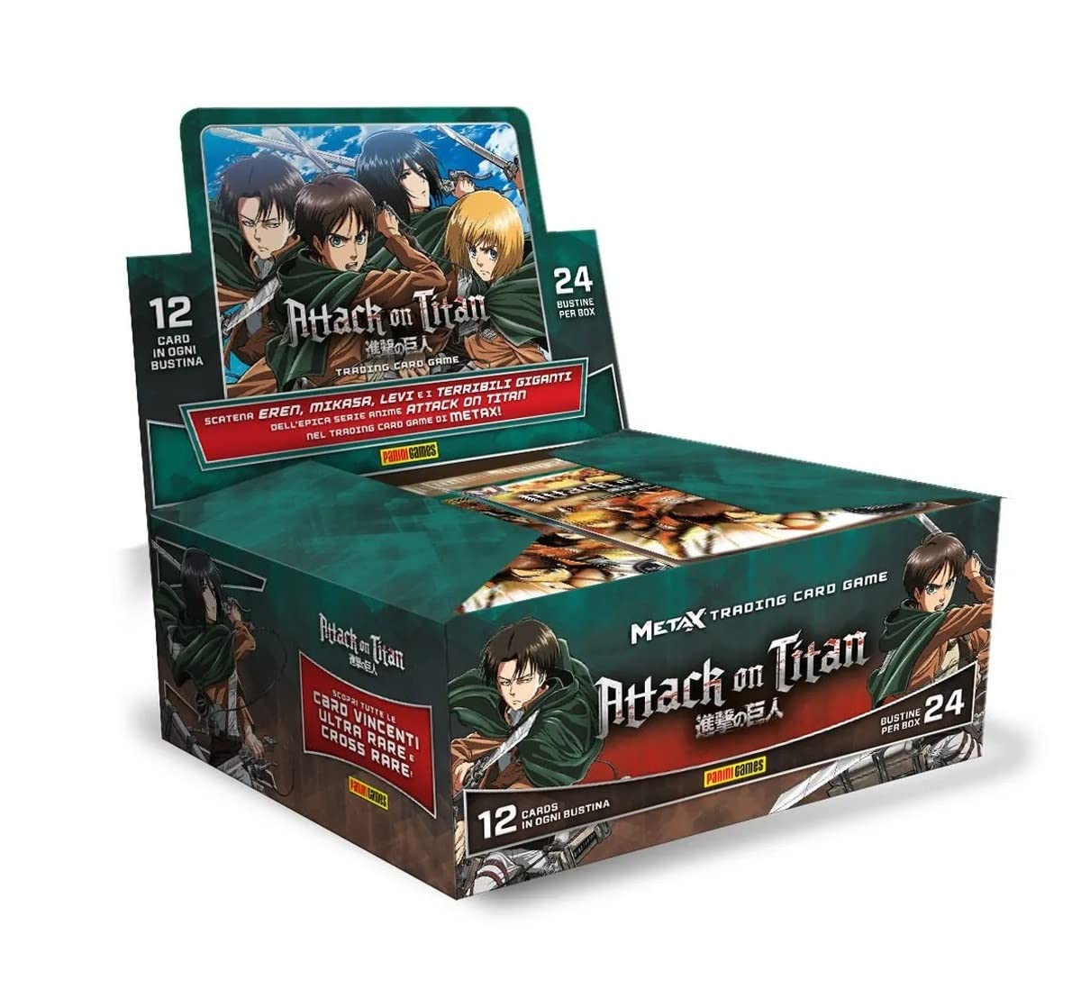 Attack On Titan Trading Card Game - Scatola da 24 Bustine Panini
