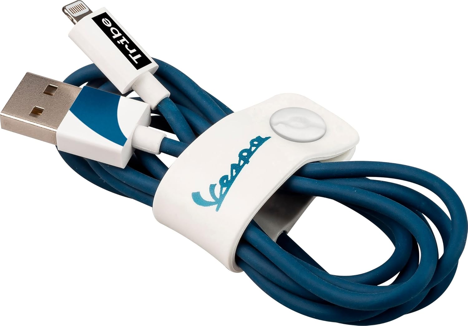 Vespa Lightning Cavo USB per Trasmissione Dati e Ricarica per Apple iPhone (120 cm) Certificato Mfi - Biancospino, Tribe CLR23403