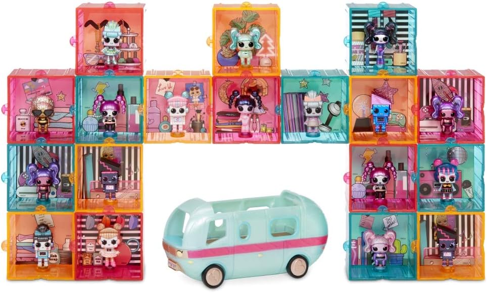 L.O.L. Surprise!, Tiny Toys – Set mit 5 Überraschungen, darunter 1 Tiny 1,5 cm, Zubehör, Glamperstück, Überraschungswasser-Funktion, zufällige Modelle zum Sammeln, Spielzeug für Kinder ab 3 Jahren