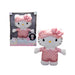 Hello Kitty Giochi Preziosi Peluche Luminoso Melodia per Nanna e Pisolino, Alto 30 cm, Indossa un Simpatico Pigiamino Rosa con Stelle, per Bambini dai 3 Anni