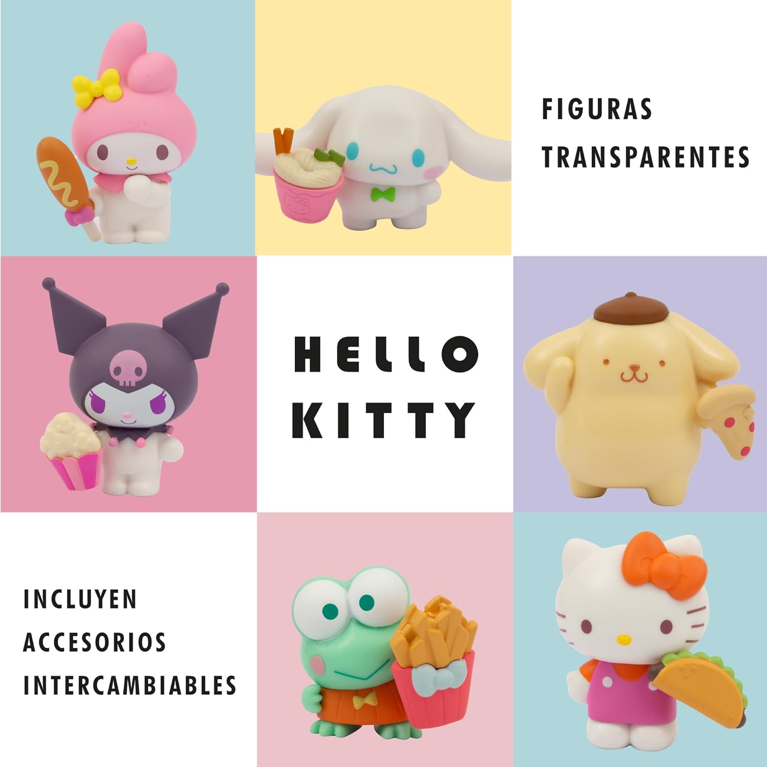 Hello Kitty And Friends Personaggi 5Cm 6 Pack