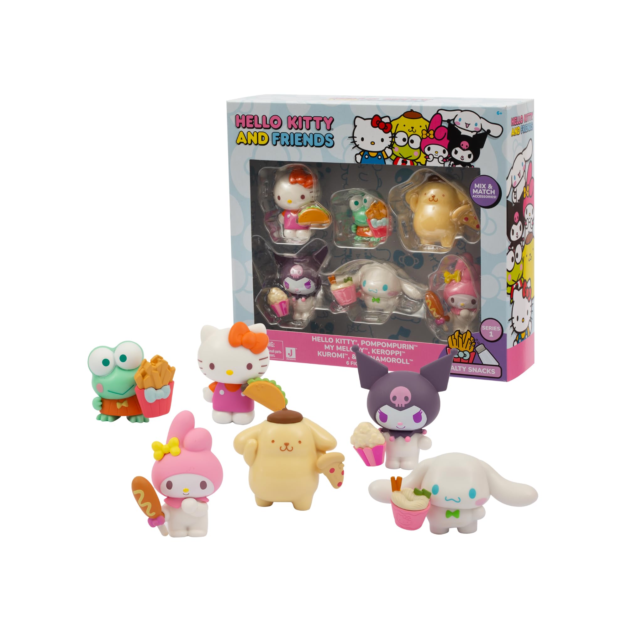 Hello Kitty And Friends Personaggi 5Cm 6 Pack