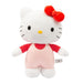 Hello Kitty 30 cm Plüschtier – mit rosa Cord-T-Shirt und rosa Latzhose, weich und kuschelig, Altersgruppen – inklusive Geschenkbox, entzückbares Sammlerstück