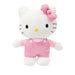 Hello Kitty Giochi Preziosi Morbido Peluche, Alto 30 cm con Outfit alla Moda, Vestitino e Fiocco in Raso Rosa, per Bambini A Partire Da 3 Anni