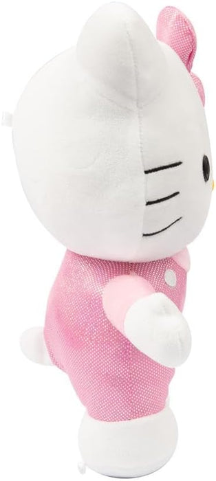 Hello Kitty Giochi Preziosi Morbido Peluche, Alto 30 cm con Outfit alla Moda, Vestitino e Fiocco in Raso Rosa, per Bambini A Partire Da 3 Anni