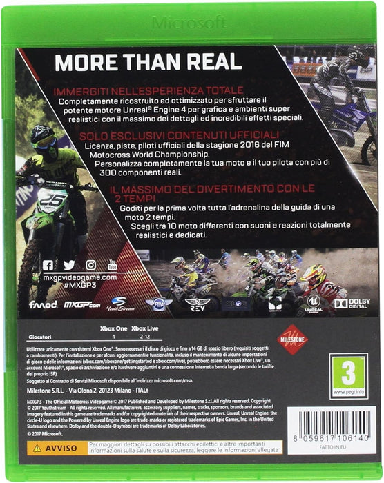MXGP 3: The Official Motocross Videogame - Xbox One