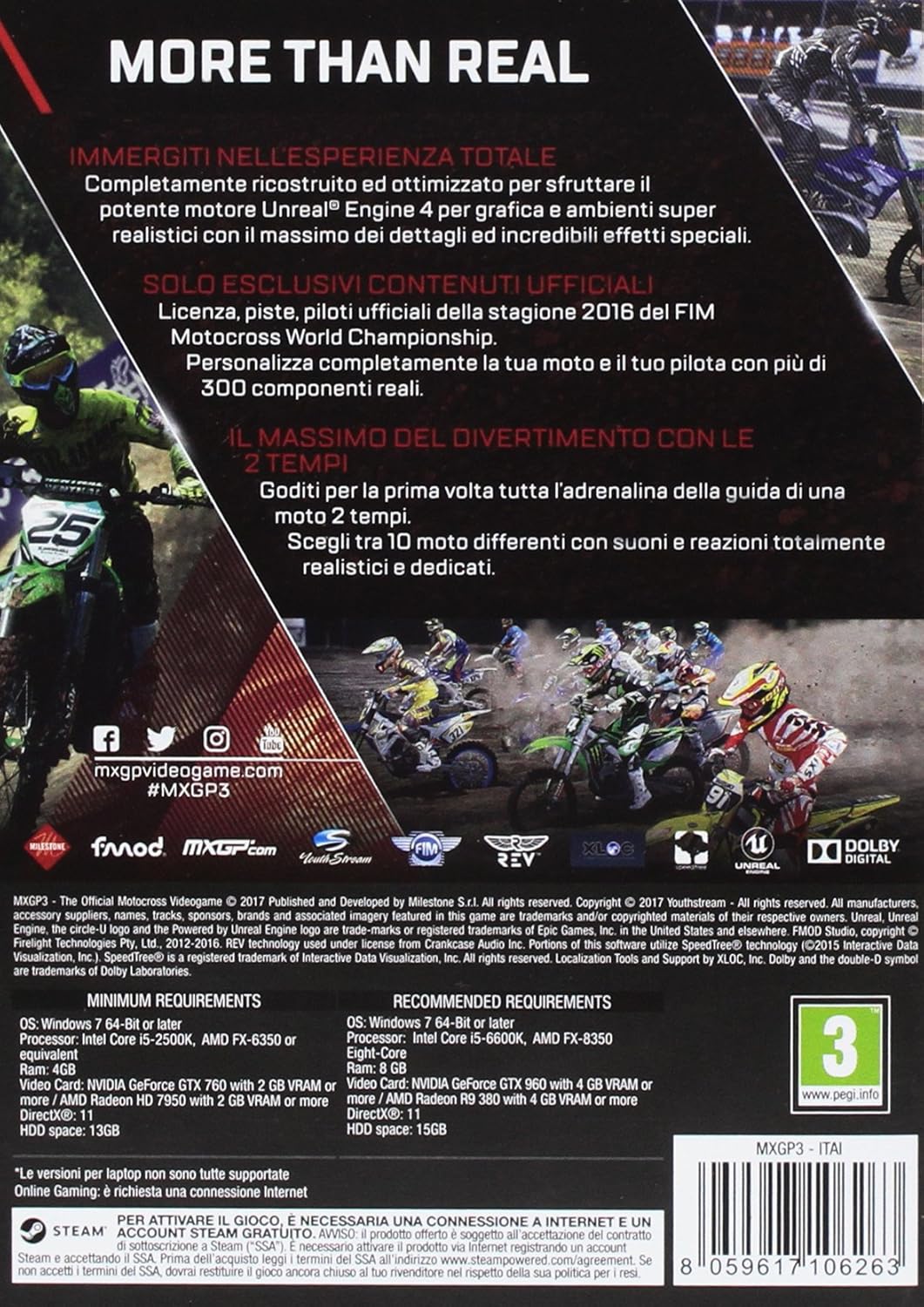 MXGP 3: The Official Motocross Videogame - PC