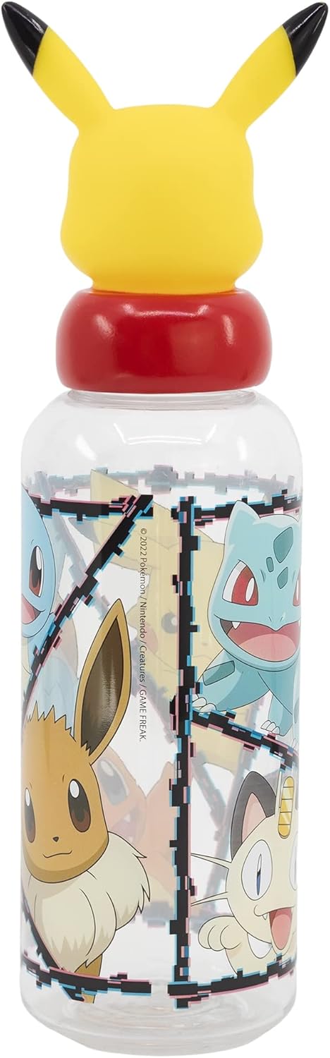 BOTTIGLIA FIGURINE 3D POKEMON 560 ML Stor