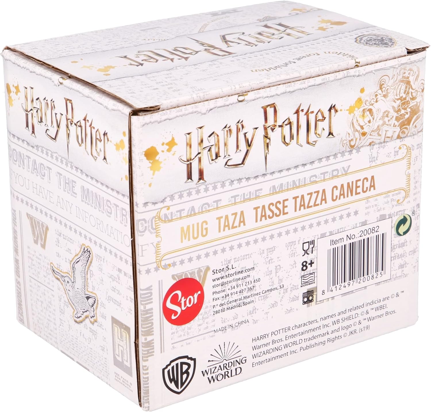 Stor 11oz Ceramic Mug in Harry Potter Gift Box