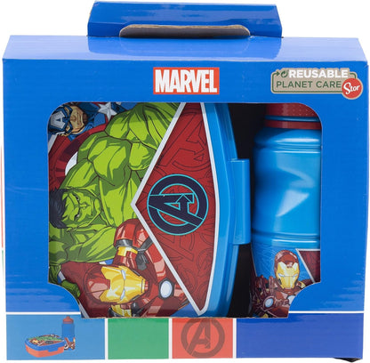 Gift Set 2 In 1 Portamerenda + Borraccia Marvel Avengers