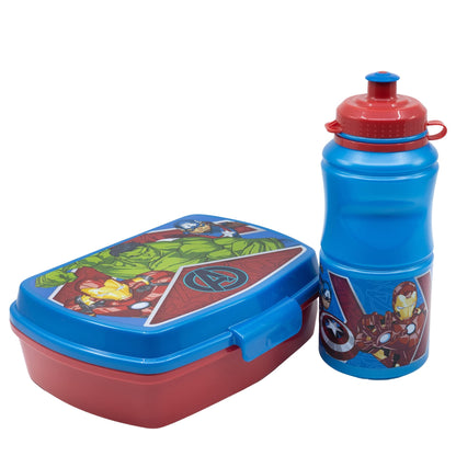 Gift Set 2 In 1 Portamerenda + Borraccia Marvel Avengers