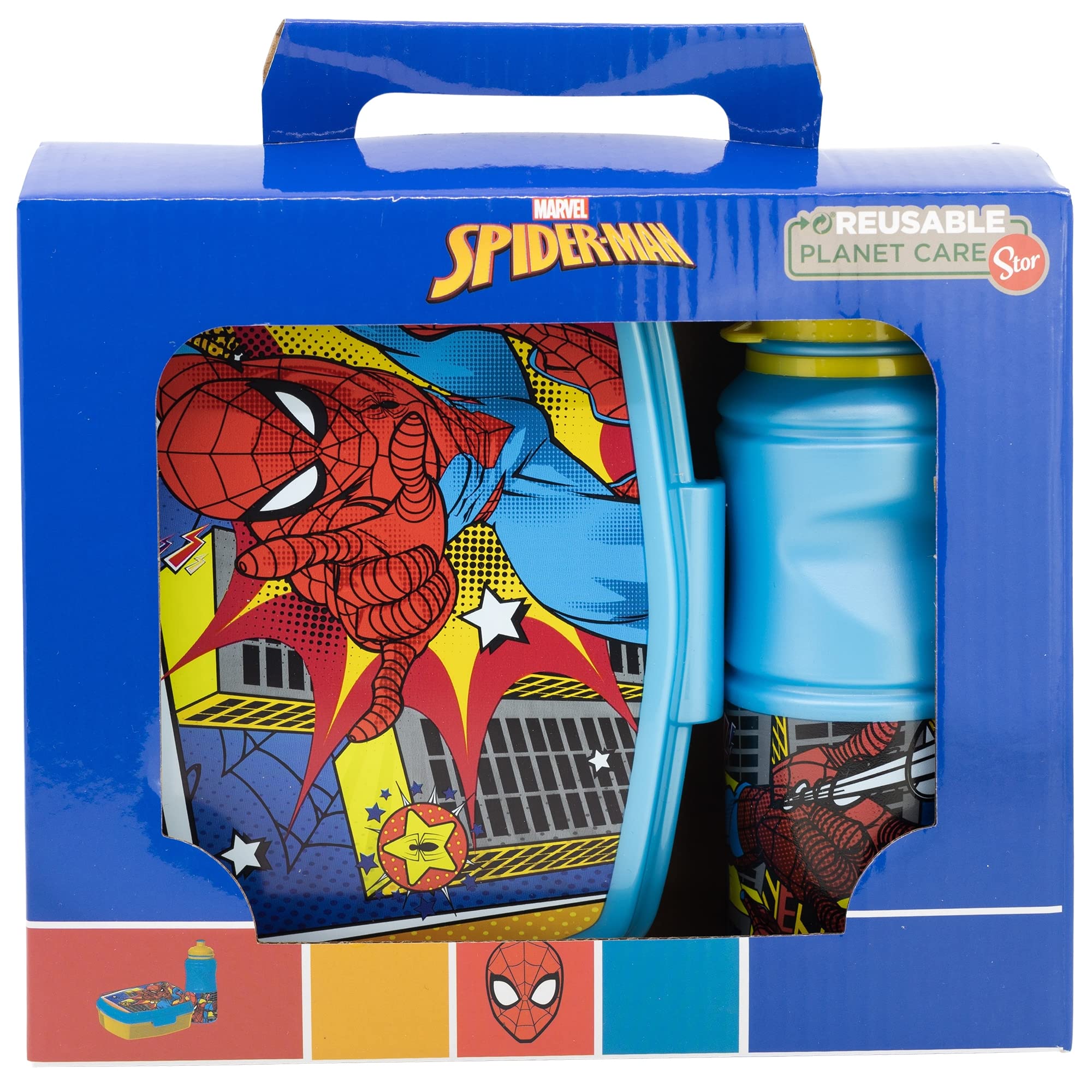 Gift Set 2 In 1 Portamerenda + Borraccia Spider-Man