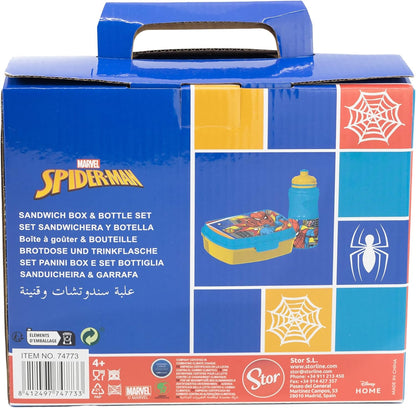 Gift Set 2 In 1 Portamerenda + Borraccia Spider-Man