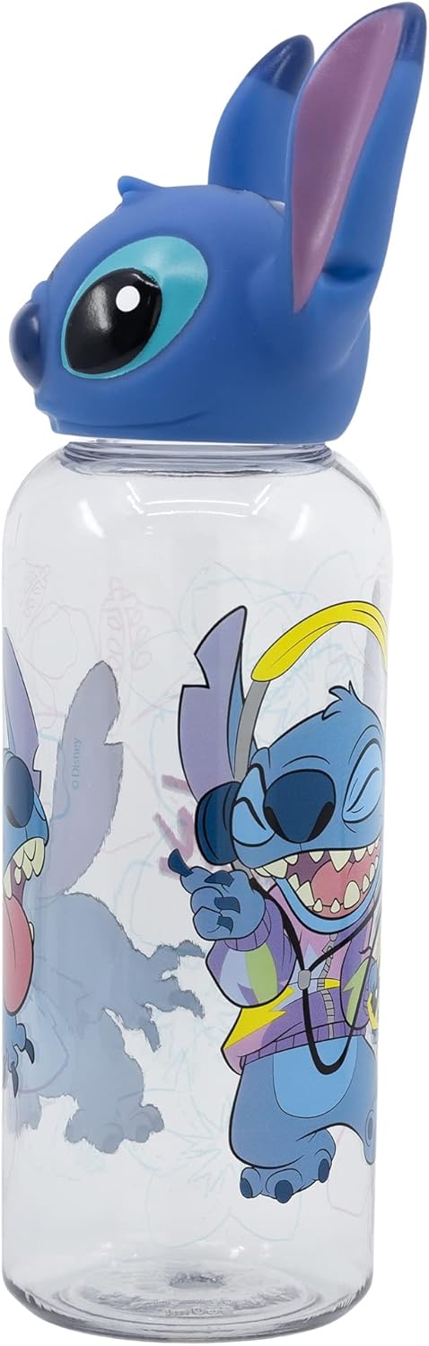 Stor: Stitch Flowers - 3D Figurine Bottle (560Ml) (74860)
