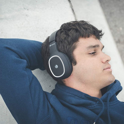 NGS ARTICA Pride Black- Cuffie Senza Fili, Compatibili con Tecnologia Bluetooth, con Microfono, 7 Ore di Durata della Batteria, 20 Hz, Nero