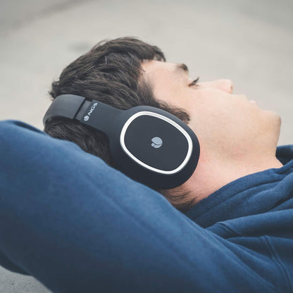 NGS ARTICA Pride Black- Cuffie Senza Fili, Compatibili con Tecnologia Bluetooth, con Microfono, 7 Ore di Durata della Batteria, 20 Hz, Nero
