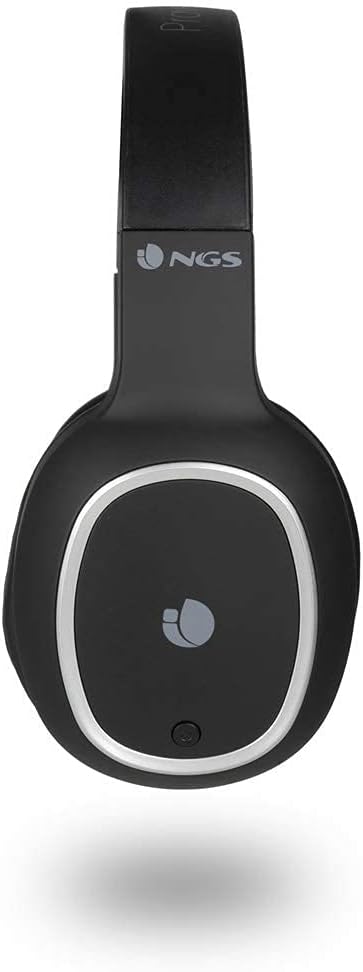 NGS ARTICA Pride Black- Cuffie Senza Fili, Compatibili con Tecnologia Bluetooth, con Microfono, 7 Ore di Durata della Batteria, 20 Hz, Nero