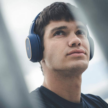 NGS ARTICA Pride Blue - Cuffie Senza Fili, Compatibili con Tecnologia Bluetooth, con Microfono, 7 Ore di Durata della Batteria, 20 Hz, Blu