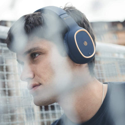 NGS ARTICA Pride Blue - Cuffie Senza Fili, Compatibili con Tecnologia Bluetooth, con Microfono, 7 Ore di Durata della Batteria, 20 Hz, Blu