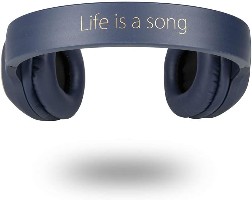 NGS ARTICA Pride Blue - Cuffie Senza Fili, Compatibili con Tecnologia Bluetooth, con Microfono, 7 Ore di Durata della Batteria, 20 Hz, Blu