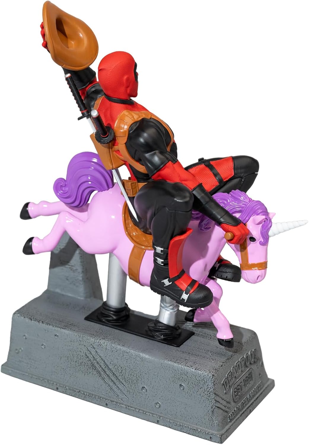 Grupo Erik Ewiger Kalender Marvel Deadpool Figur - 3D Kalender Tischkalender zum Aufstellen - Dauerkalender - Offizieller Demogorgon Marvel Fanartikel Büro Deko