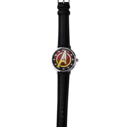 Orologio Da Polso Analogico Marvel Avengers Cinturino Pelle