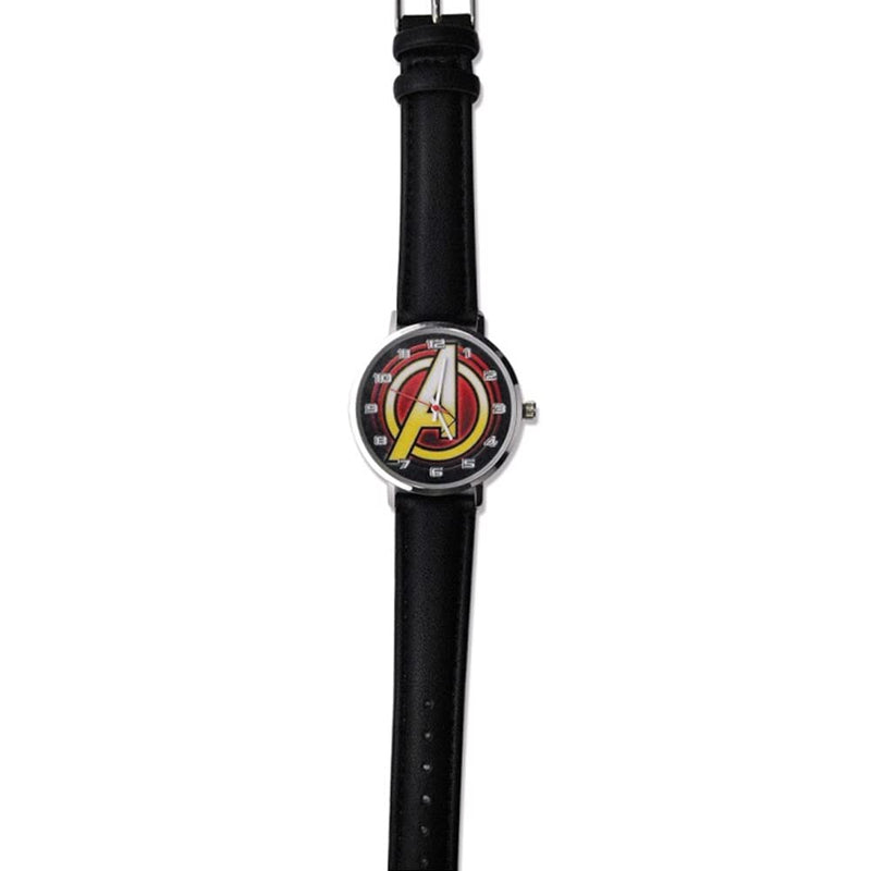 Orologio Da Polso Analogico Marvel Avengers Cinturino Pelle