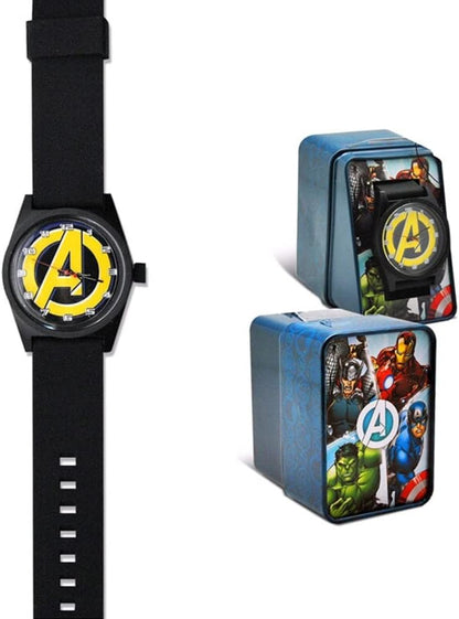 Orologio Da Polso Analogico Marvel Avengers Logo Giallo