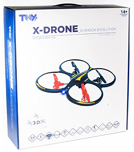 TOYLAB G-Shock Evolution Drone con Radiocomando giroscopio a 6 Assi e 4 canali