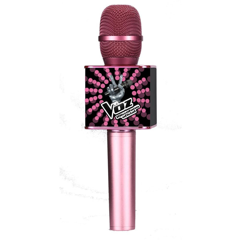 Toy Lab RPTL00101 Oficial La Voz, offizielles Karaoke-Mikrofon, Rosa und Schwarz
