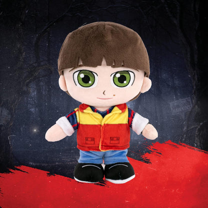 Famosa softies - Peluche Will di Stranger Things 26 cm, consistenza morbida e imbottitura in materiale 100% fibra riciclata, per fan della serie e bambini/e da 12 mesi, (760021117