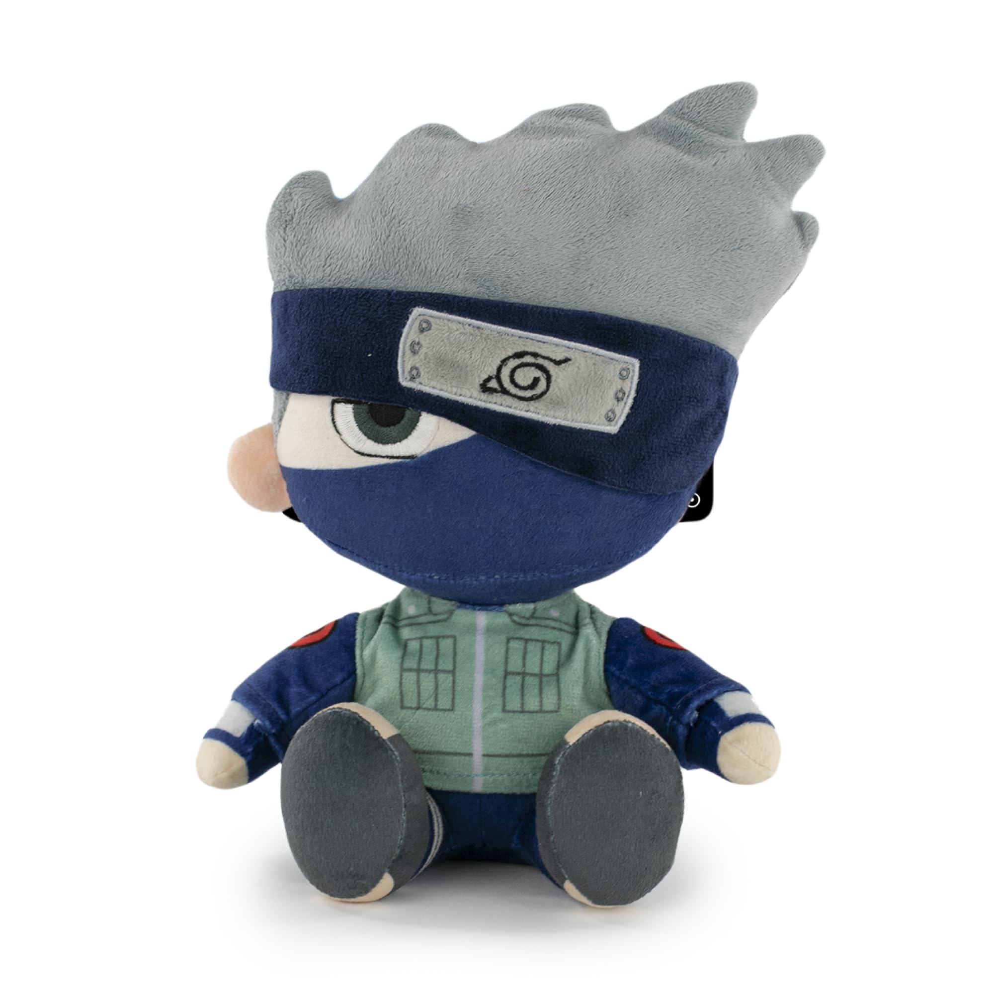Famosa Softies - Peluche del personaggio Kakashi Hatake del Manga e Anime Naruto, 27 cm, con texture super morbida e morbida, famosa (760022203) Kakasi