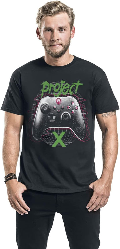 Xbox Controller - Project X Uomo T-Shirt Nero Regular