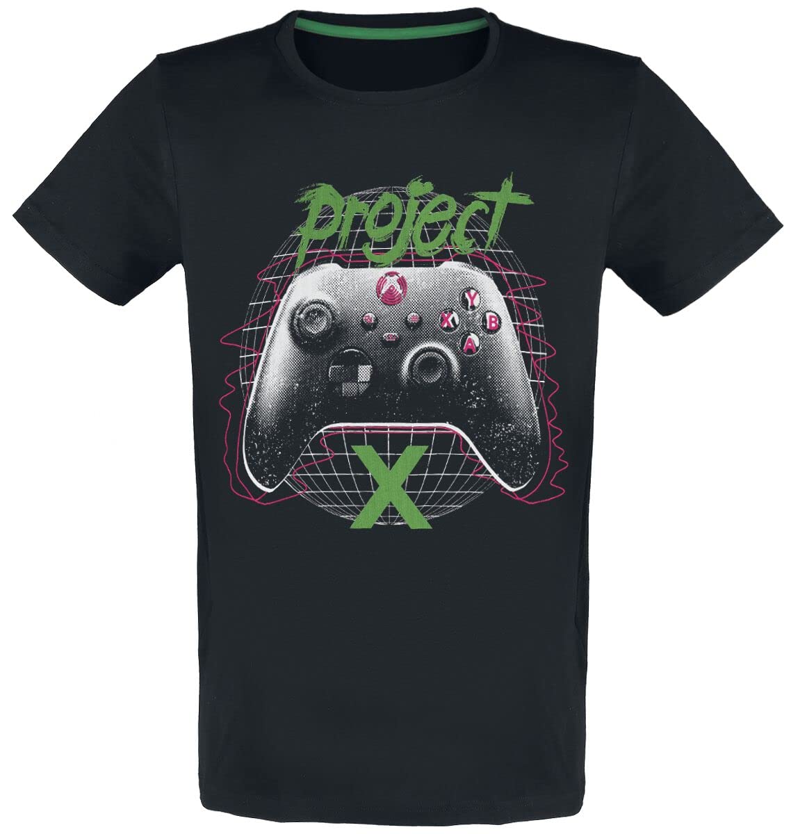 Xbox Controller - Project X Uomo T-Shirt Nero Regular
