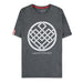 Marvel Crest Logo and Toddler Formal Button Down Shirt, Gris, M Baby Boys