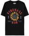 T-Shirt Stranger Things Hellfire Club Fireball Him Xxl