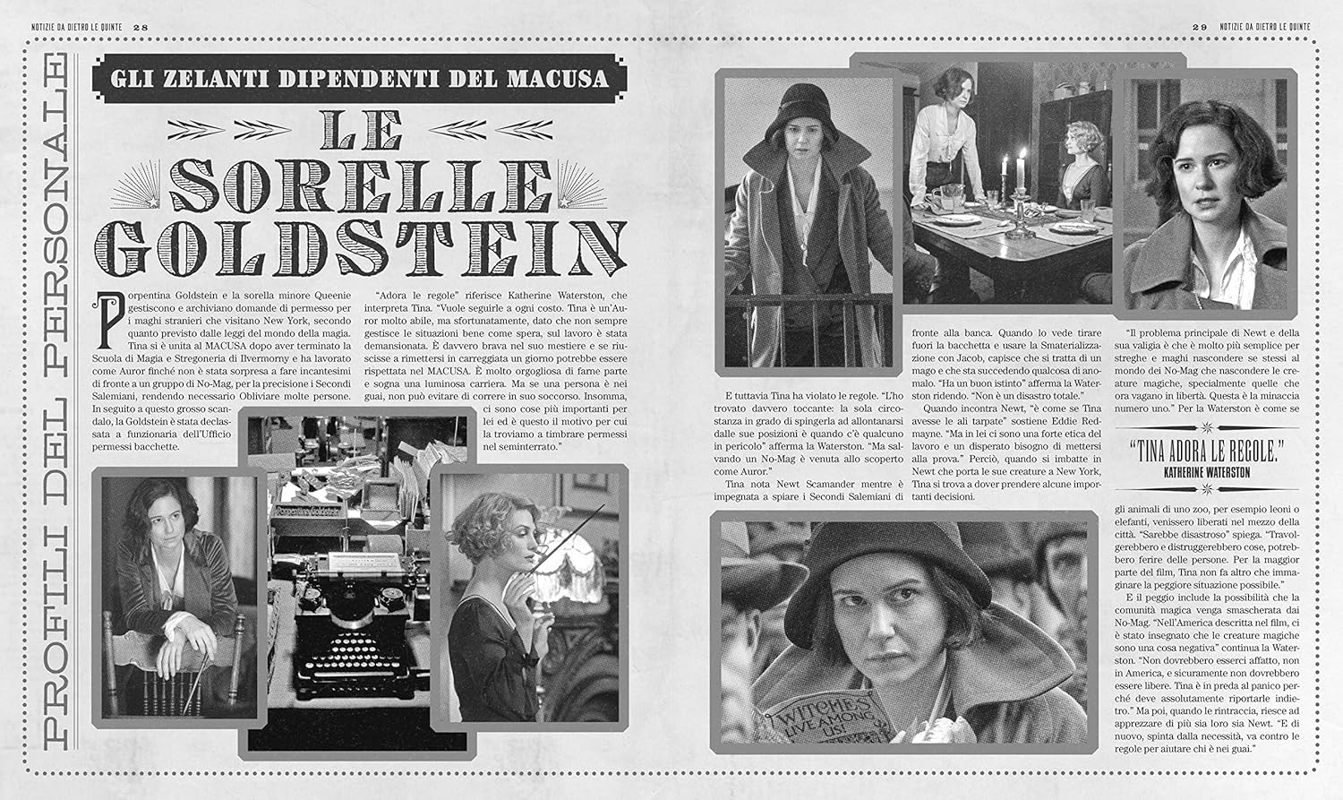 Animali fantastici e dove trovarli. Notizie da dietro le quinte. I retroscena della magia
