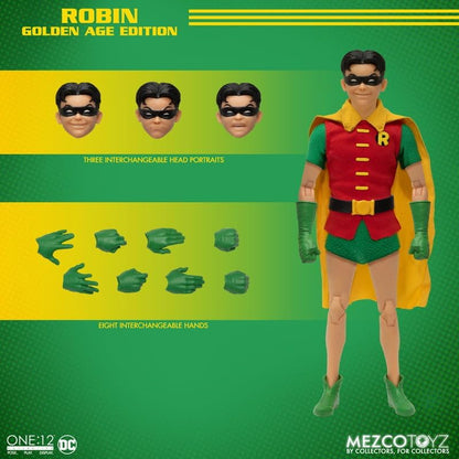 Mezco One:12 Collective Robin: Golden Age Edition Action Figure