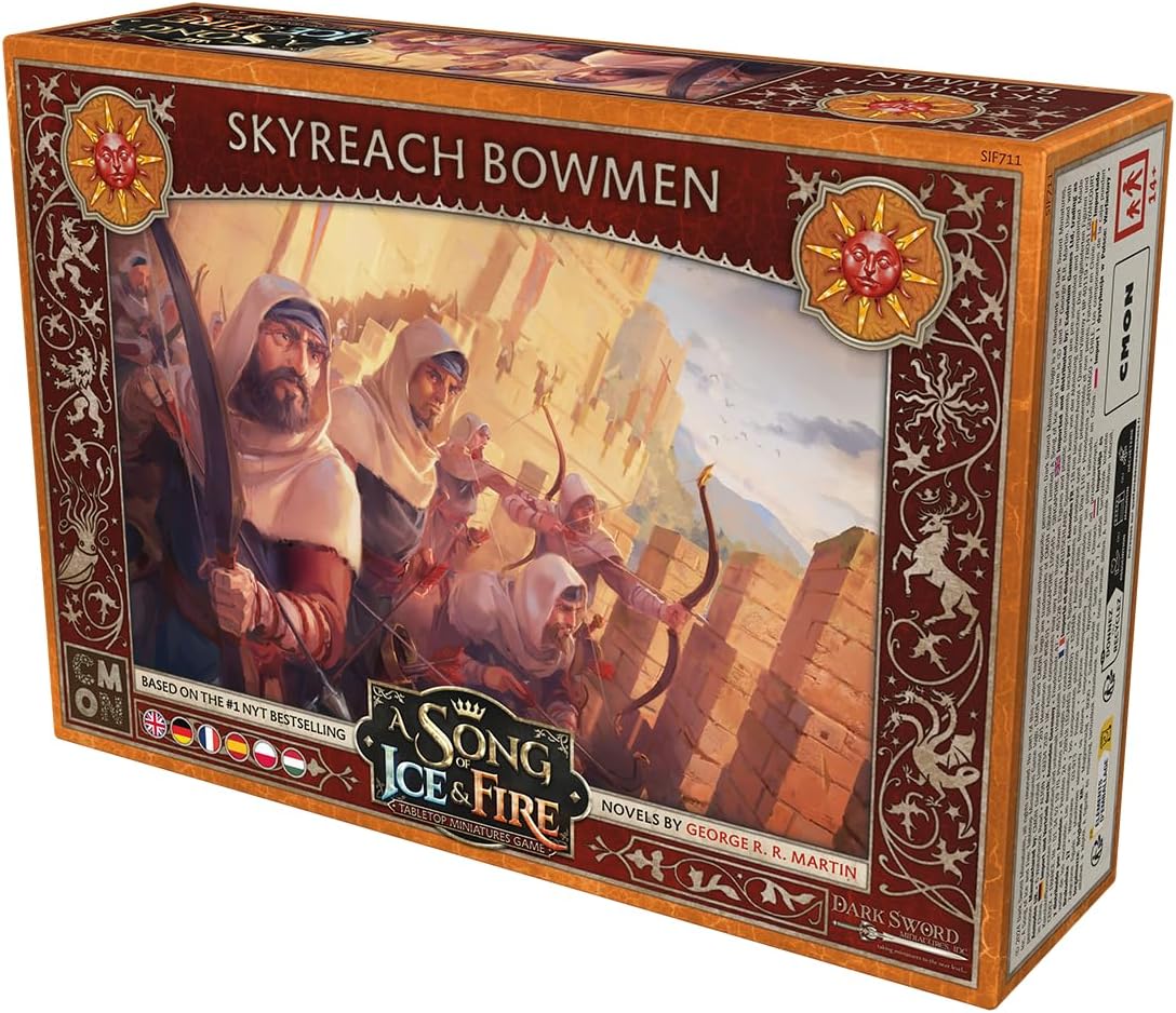 A Song of Ice and Fire Tabletop Miniatures Game Skyreach Bowmen Unit Box (Multilingual Edition) - Strike with Precision! Strategy Game, Ages 14+, 2+ Players, 45-60 Min Playtime, Made by CMON