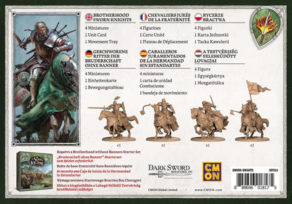 CMON, A Song of Ice & Fire - Brotherhood Sworn Knights (Knights of the Brotherhood without Banner), Expansion, Tabletop, 2 Players, Ages 14+, 45-60 Minutes, German